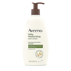 Aveeno Daily Moisturizer, Body Lotion, For Dry Skin, Prebiotic Oat Fragrance Free