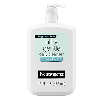 Neutrogena Ultra Gentle Foaming and Hydrating Face Wash for Sensitive Skin